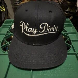 Undefeated Play Dirty Navy SnapBack Hat